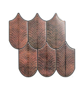 Rustic Copper Peel And Stick Wall Tile | Kitchen Backsplash Self Adhesive Tiles For Home Décor